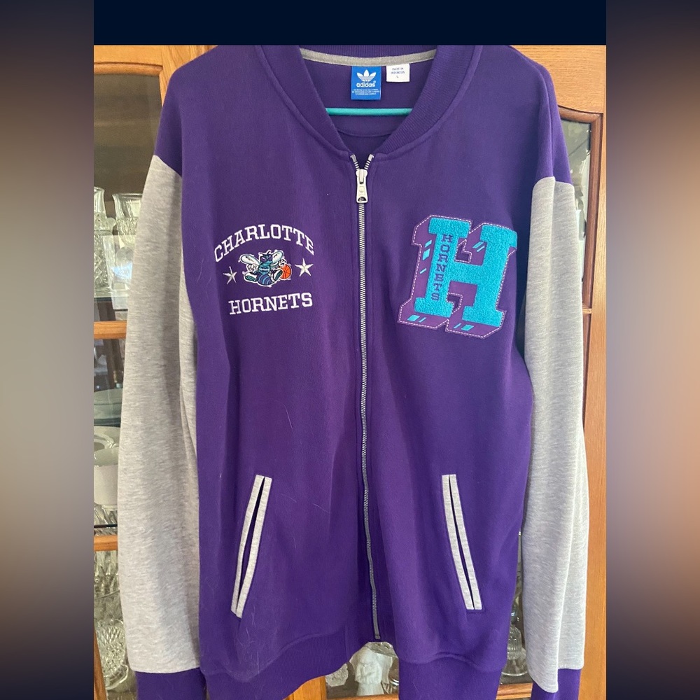 Authentic Charlotte Hornets letter jacket